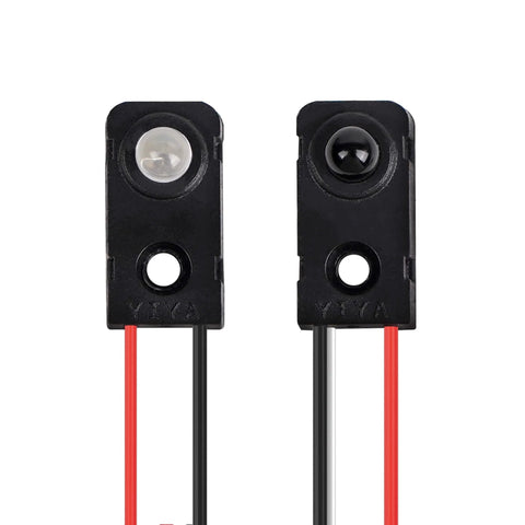 IR Break Beam Sensor With 5mm LEDs Through Beam Photoelectric Switch Fast 2ms NPN Normally Open Output DC 3 to 5V Arduino Compatible Module