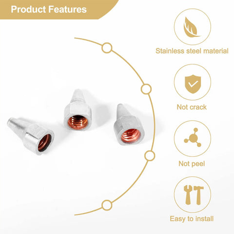 Get These 3 Pcs Heavy Duty Nozzle Kit For S-993A And S-995A Electric Desoldering Pumps With 1MM 1.5MM And 2MM Tips, stainless steel tips.