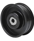 Super Cool Drive Belt Tensioner Idler Pulley Replacement For Mercedes Benz C-Class E-Class Glk And More Models close-up view focusing on durable black metal construction