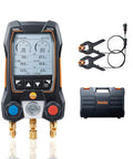 AC Manifold Gauge Gear For HVAC With Bluetooth, Pro Grade Recharge Kit, And 2 Wired Temperature Probes, Superheat And Subcooling Readouts For Air Conditioning, Refrigeration, And Heat Pumps. Testo kit with probes and case