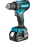Beast 18V Brushless 1/2 Inch Driver Drill Cordless Kit with Two Speed Transmission, compact size, all-metal gears, in action