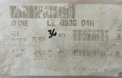 Rock Solid Zinc Plated Extension Springs 3 Inch Free Length packaging label showing quantity 36, wire diameter, and load specifications.