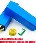 Two Pack CO2 Cartridges 24G And 33G With Half Inch Thread For Inflatable Life Jackets And Vests, blue storage box and accessories
