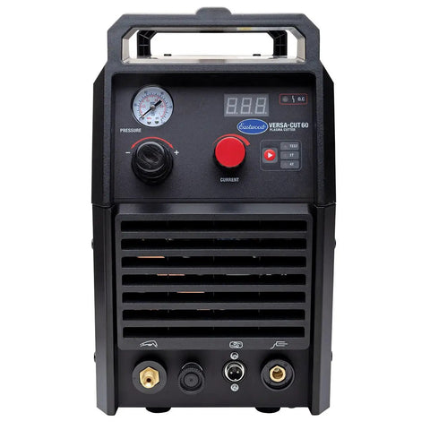 Front view of Versa Cut 60 Amp Plasma Cutter Pro Grade Dual Voltage Inverter Technology For Metal Fabrication And Auto Restoration