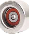 Premium Car Drive Belt Idler Pulley For Toyota Rebuild Kit with red sealed bearing, designed for smooth engine operation.