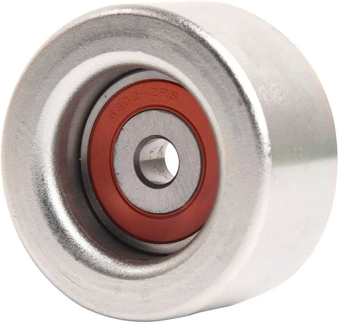 Premium Car Drive Belt Idler Pulley For Toyota Rebuild Kit with red sealed bearing, designed for smooth engine operation.