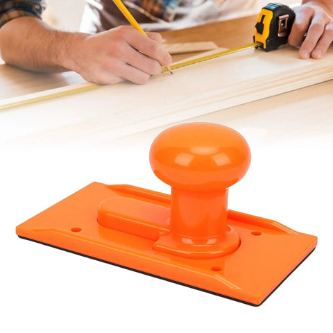 Pro Grade Woodworking Push Block With Rounded Handle And Textured Non Slip Surface Built Tough High Strength ABS Push Stick