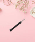 Pin Vise Hand Drill Set For Jewelry Making And DIY Projects, Mini Engraving Kit on pink backdrop with jewelry accessories