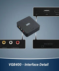 Video Capture Card No PC Needed Plug And Play Easy VHS To Digital Converter interface with HDMI, USB, and RCA inputs.
