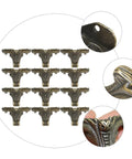 Image of a 12 Pack Zinc Alloy Furniture Support Feet For Sofas And Cabinets Classic Dope Decorative Legs For Heightening And Stabilizing Durable
