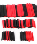 127 Piece Heat Shrink Tubing Kit With 7 Sizes For DIY Electronics Durable Heat Shrink Sleeving Red And Black