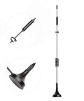 Premium LTE Cellular Antenna With A Tough Magnetic Mount And Extra Long Three Meter Cable Built For Verizon ATT TMobile Routers, detailed view of antenna design.