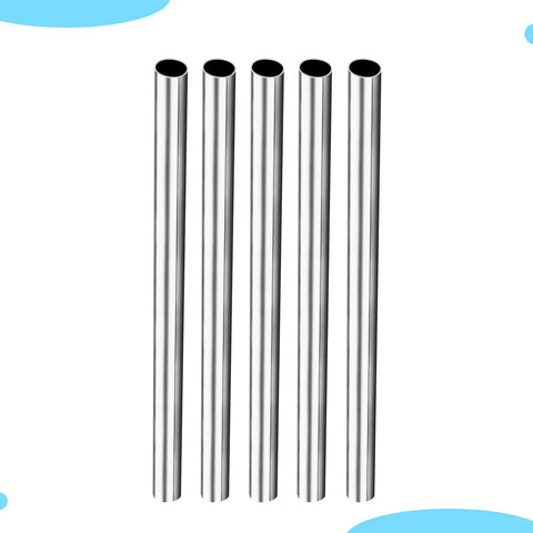 Five 304 stainless steel capillary tubes, 4 mm OD, 1 mm wall, 250 mm length