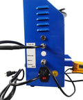 Build Tough Rotary Welding Positioner With Plug And Play Plc Touchscreen 50 Kg Capacity And 7 87 Inch 3 Jaw Chuck 0 To 90 Degree Adjustable Turntable For Fabrication Shops rear panel connections and ports.