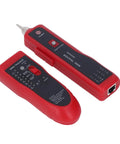 Wire Tracer Receiver Kit And Network Cable Tester Line Finder for Pro Grade Telephone Line Maintenance with red casing.