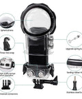 Underwater Housing For Insta360 X3 Waterproof Case Up To 50M 164FT With Dome Lens Rugged Shockproof And Dustproof Protection