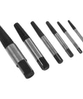 Top Rated 6 Piece Stripped Screw Extractor Kit And Damaged Bolt Remover Set For Tough DIY Jobs, Heavy Duty Screws Gone Bad Fixer Upper Essential Tool, 6 steel extractors