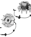 4WD Front Wheel Bearing Hubs Kit For 2011 To 2019 Chevy Silverado 2500 HD 3500 HD And GMC Sierra 2500 HD 3500 HD With 2 Wheel Hubs Assembly Replacement