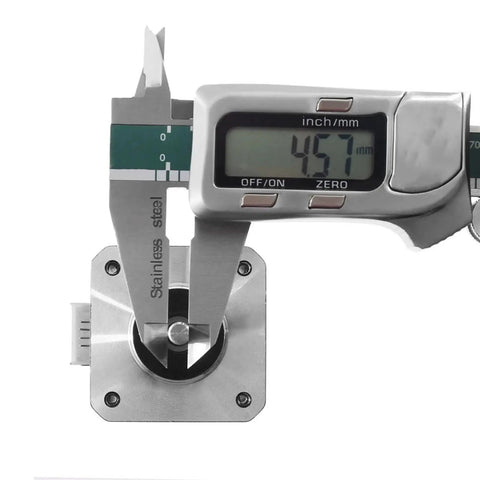 2 Phase 1A 34mN.m NEMA 17 Stepper Motor 1.8 Degree 42x42mm Frame For 3D Printers CNC Machines Engraving And Automation With 4 Wire DC 3.4V Holding Torque 34mN.m Driver Compatible, measured at 45.7 mm