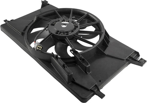 Engine Radiator Cooling Fan Without Control Module Fits Ford Focus Electric Se S 2012 2018 heavy duty black fan assembly