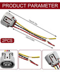 Alternator Pigtail Kit 3 Pin 3 Wire Plug Wiring Harness Connector Plug And Play Automotive Pigtail Replacement product close-up