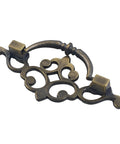Antique bronze drop bail pull from the set of 4 vintage drop bail pulls cabinet handles for kitchen cabinets with 2.5 inch hole distance.