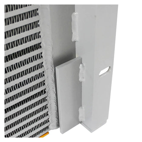 Close-up of metal structure on Beast Cooling Plate Heat Exchanger And Air Cooler For CNC Machine Tool Oil System 11.5KW Cooling Power