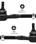 4X4 Front 8 Piece Suspension Kit For 1997 2003 Ford F150 4WD Beefed Up Front End Upgrade With Tie Rods Idler Arm Ball Joints Control Arms And Hardware, black tie rod ends with hardware
