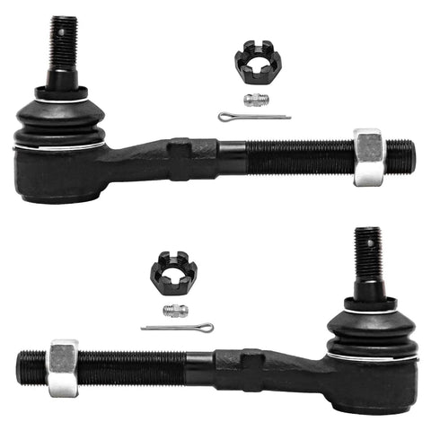 4X4 Front 8 Piece Suspension Kit For 1997 2003 Ford F150 4WD Beefed Up Front End Upgrade With Tie Rods Idler Arm Ball Joints Control Arms And Hardware, black tie rod ends with hardware
