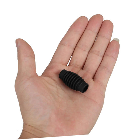 Hand holding Espresso Machine Steam Wand Cover And Insulation Guard For Safe Burn Free Frothing Easy To Install Heat Resistant Tube