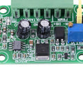 Close-up of PWM to Analog Converter Module Plug And Play 1 To 3 KHz PWM Signal To 0 To 10V Output 5V Or 24V Input board