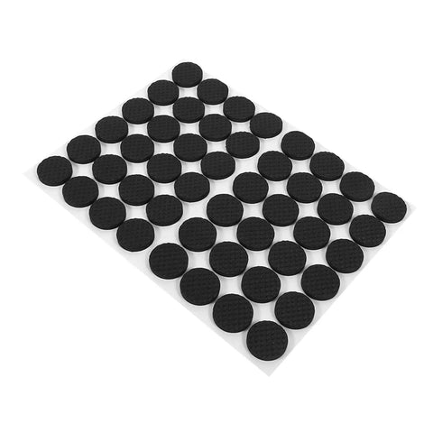 48 Pieces Self Adhesive Rubber Feet Pads For Floor Protection Durable No Slip Furniture Pads on a white background