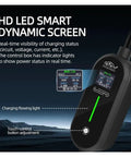 Top Shelf Heavy Duty Portable Ev Charger With Five Meter Cable Type 2 Iec 62196 Connector with HD LED smart dynamic screen for charging status.
