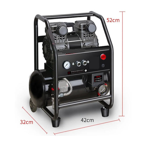 Top Rated Silent Air Compressor Pump For Home Use Oil Free Engine Low Noise Small Industrial Grade Design Portable And Easy To Store With Consistent Pressure Performance And Durable Long Lasting Build Quality