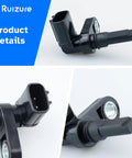 Heavy Duty ABS Wheel Speed Sensor Pair For Toyota Tacoma 4Runner Land Cruiser FJ Cruiser And Lexus GX460 LX570 2005 Through 2022 close-up view showing connector and mounting details.