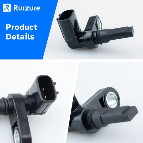 Heavy Duty ABS Wheel Speed Sensor Pair For Toyota Tacoma 4Runner Land Cruiser FJ Cruiser And Lexus GX460 LX570 2005 Through 2022 close-up view showing connector and mounting details.