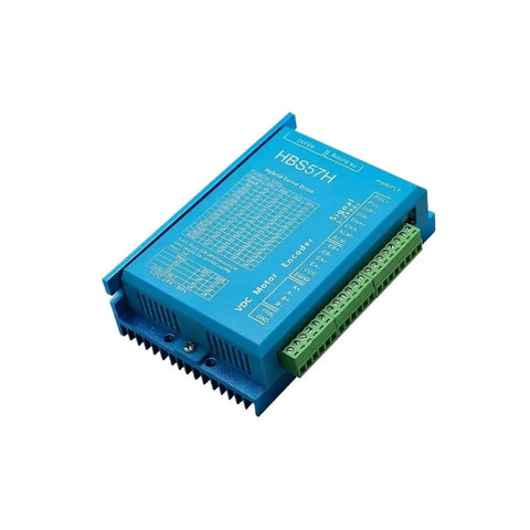 Blue Servo Electronic Starter Driver For CNC Engraver Closed Loop 24 To 70 Volt DC 5 Amp 0 To 200 Kilohertz Stepper Controller