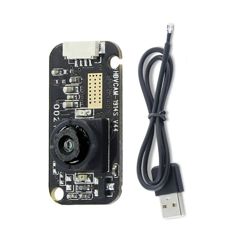 Ultra Fast 0.3MP Camera Module With 120 FPS High Speed Sensor Board For Video Security And Real Time Surveillance In Action Scenes, Compact PCB Module For Quick Install And Smooth Motion Capture, black PCB with USB cable