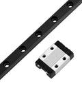 250mm Linear Sliding Rail Guide With Carriage Block For 3D Printer And CNC Machines Rock Solid Smooth Stainless Steel Bearings