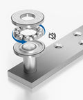 Hidden Door Pivot Hinges Stainless Steel Heavy Duty Hinge Kit for Wood Doors and Secret Doors 304 Stainless Steel No Rust Up To 330 Lbs