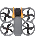 Top view of Orange Gimbal Bumper Guard For Avata 360 Drone Gimbal Camera Protector And Lens Shield Anti Collision Protective Cover.