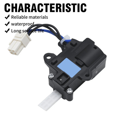 Washer Door Lock Switch Assembly Replacement 5304511338 for Frigidaire Washing Machine Replaces 17438000001615 AP6261624 PS12176462 EAP12176462 4584280 Durable Plastic Easy Install black with wire connector