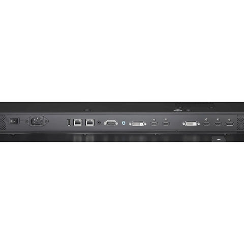 Back panel connections of Whopping 98 Inch 4K Ultra HD LED Digital Signage Display Interactive Communication Board