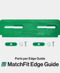Low Profile Edge Guide That Slaps For Dovetail Router Grooves And MATCHFIT System Fourteen Degree By One Half Inch Tracks, Precise Workholding Fence For CNC And Woodworking, Fits Sled Jig Or Spoilboard, Three Pack CN P1K3 with components