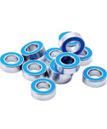 10 Pack 8x16x5 Mm 2RS Ball Bearings For RC Cars And Trucks Deep Groove Sealed Blue Bearings
