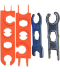 Solar Panel Connector Tool Kit For MC4 Crimping And Disconnecting, Handy Metal And Plastic Spanner Wrenches, 2 Pairs
