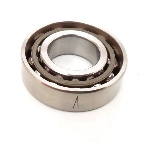 Badass 7004 Angular Contact Ball Bearing 20X42X12 mm Abec P4 Precision Single Row from a side view.