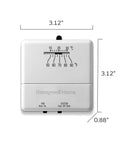 Budget-Friendly Manual Thermostat For Home Heating And Cooling Non-Programmable Beige Energy-Saving Easy-To-Use Durable Simple Controls