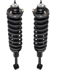 Toyota Front Quick Struts Assembly Front Pair Shock Absorbers For 2003-2020 Toyota 4Runner, 2007-2014 FJ Cruiser, And 2005-2015 Tacoma 4WD Replacement Kit With Easy Install And Cushy Ride, black coil springs and shocks visible