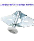 2 Pack Nylon Garage Door Rollers With 1.8 Inch Wheels And 4 Inch Stems, bracket view for smooth, low noise operation